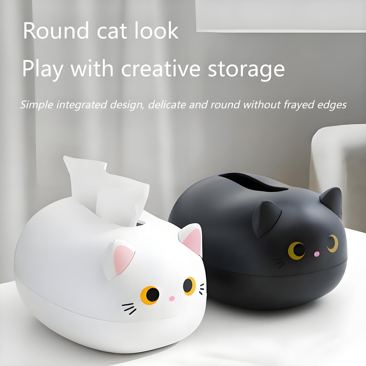 Multi-Functional Cartoon Design Tissue Box Holder