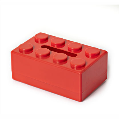 Punch-free Wall-mounted Building Blocks Design Waterproof Tissue Holder