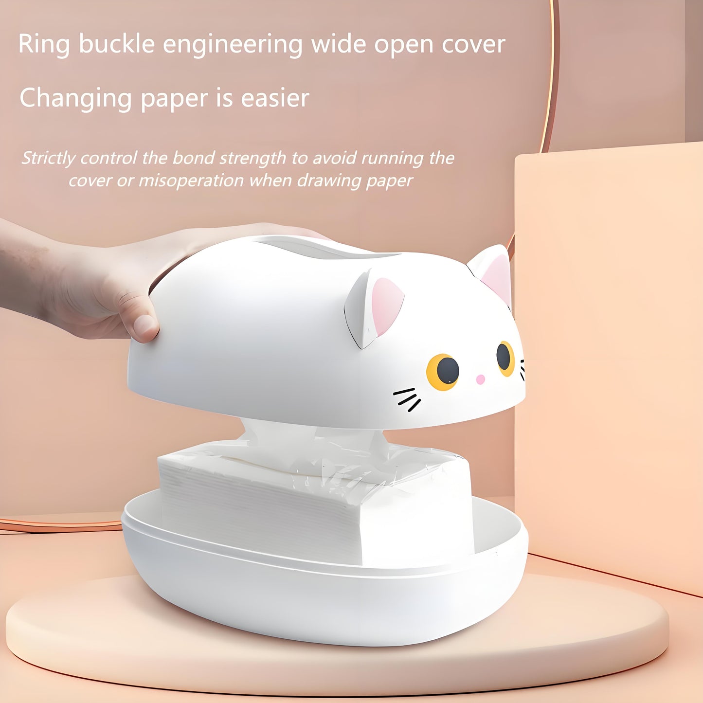 Multi-Functional Cartoon Design Tissue Box Holder