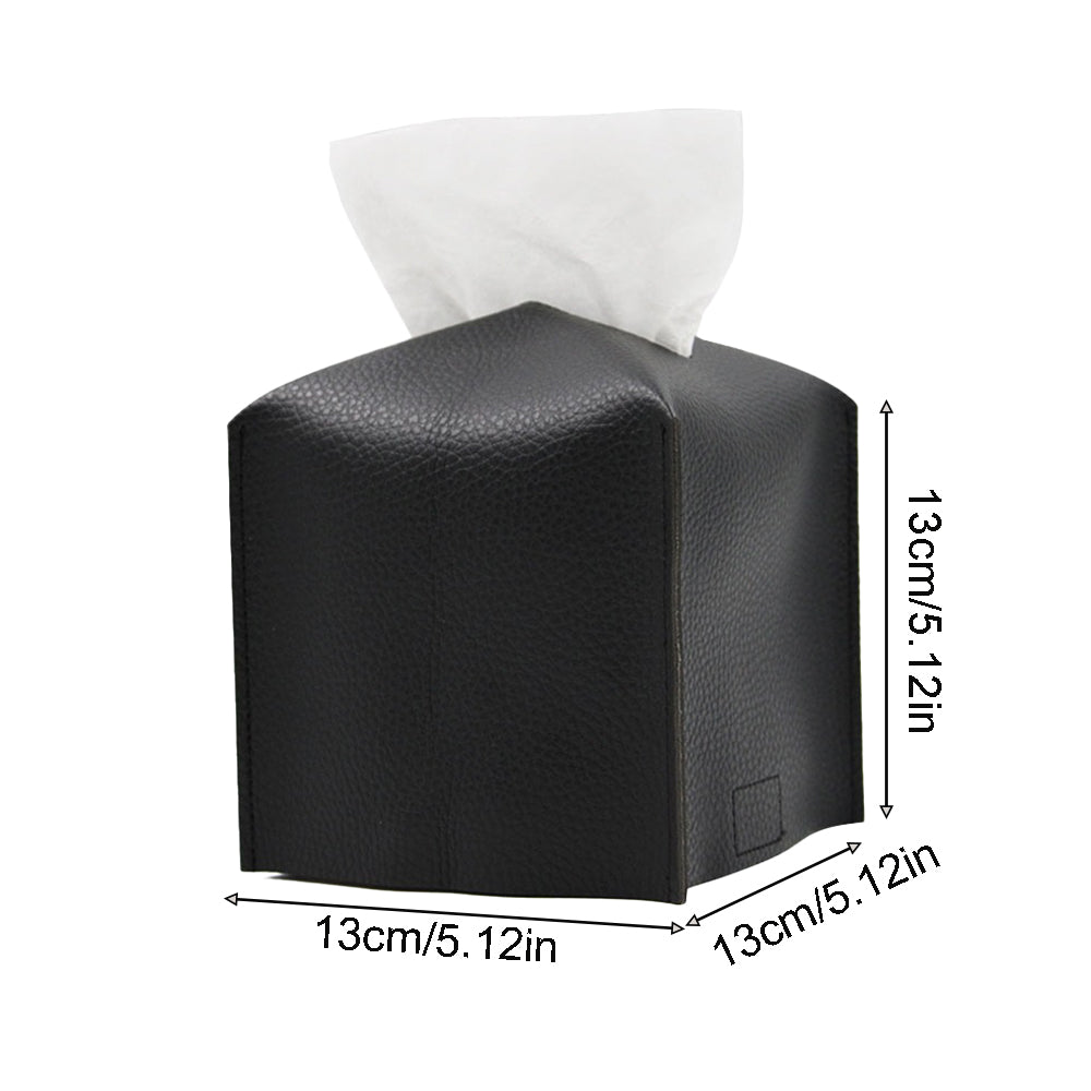 PU Material Modern Style Portable Tissue Container