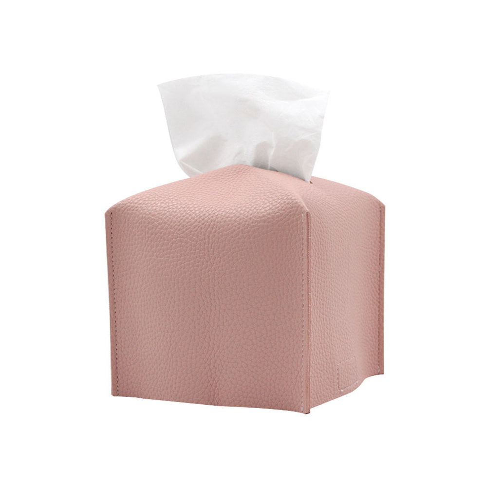 PU Material Modern Style Portable Tissue Container