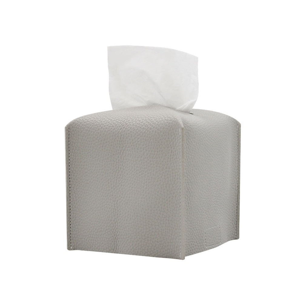 PU Material Modern Style Portable Tissue Container
