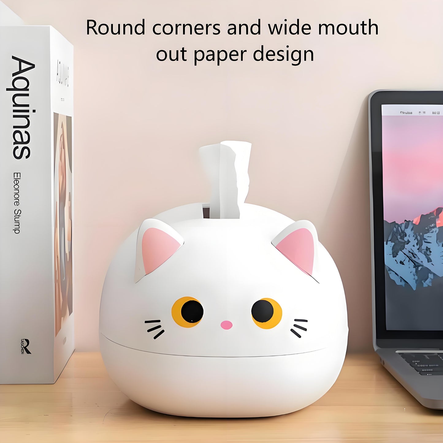 Multi-Functional Cartoon Design Tissue Box Holder