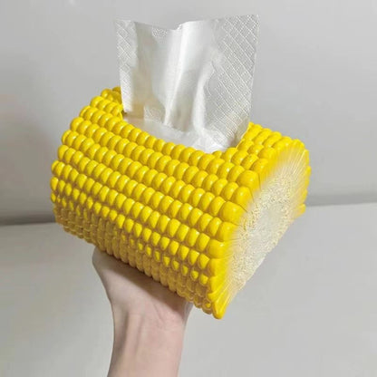 Creative Corn Design Decorative Desktop Tissue Box