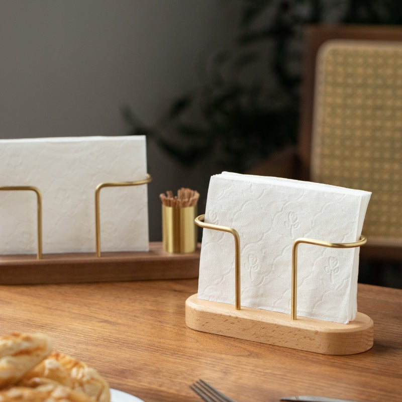 Restaurant Coffee Shop Dining Table Tissue Holder With Toothpick Container